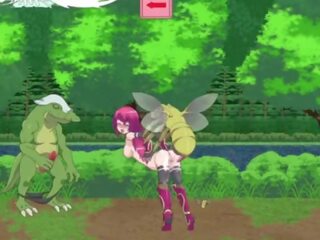 Guild meister &vert; fazë 1 &vert; e kuqe e ndezur flokë mademoiselle subdued nga lizard monsters dhe shefi në shkoj të saj pidh i mbushur me ngarkesa i spermë &vert; hentai lojra gameplay p1