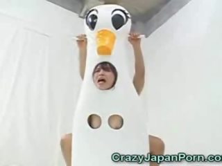 Japanese Duck darling Facialed!