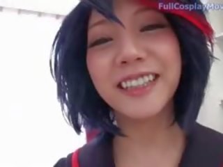 Ryuko matoi dari membunuh la membunuh berpakaian menyerupai karakter dewasa klip mengisap penis