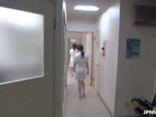 ญี่ปุ่น พยาบาล ได้รับ ดื้อ ด้วย a oversexed part6